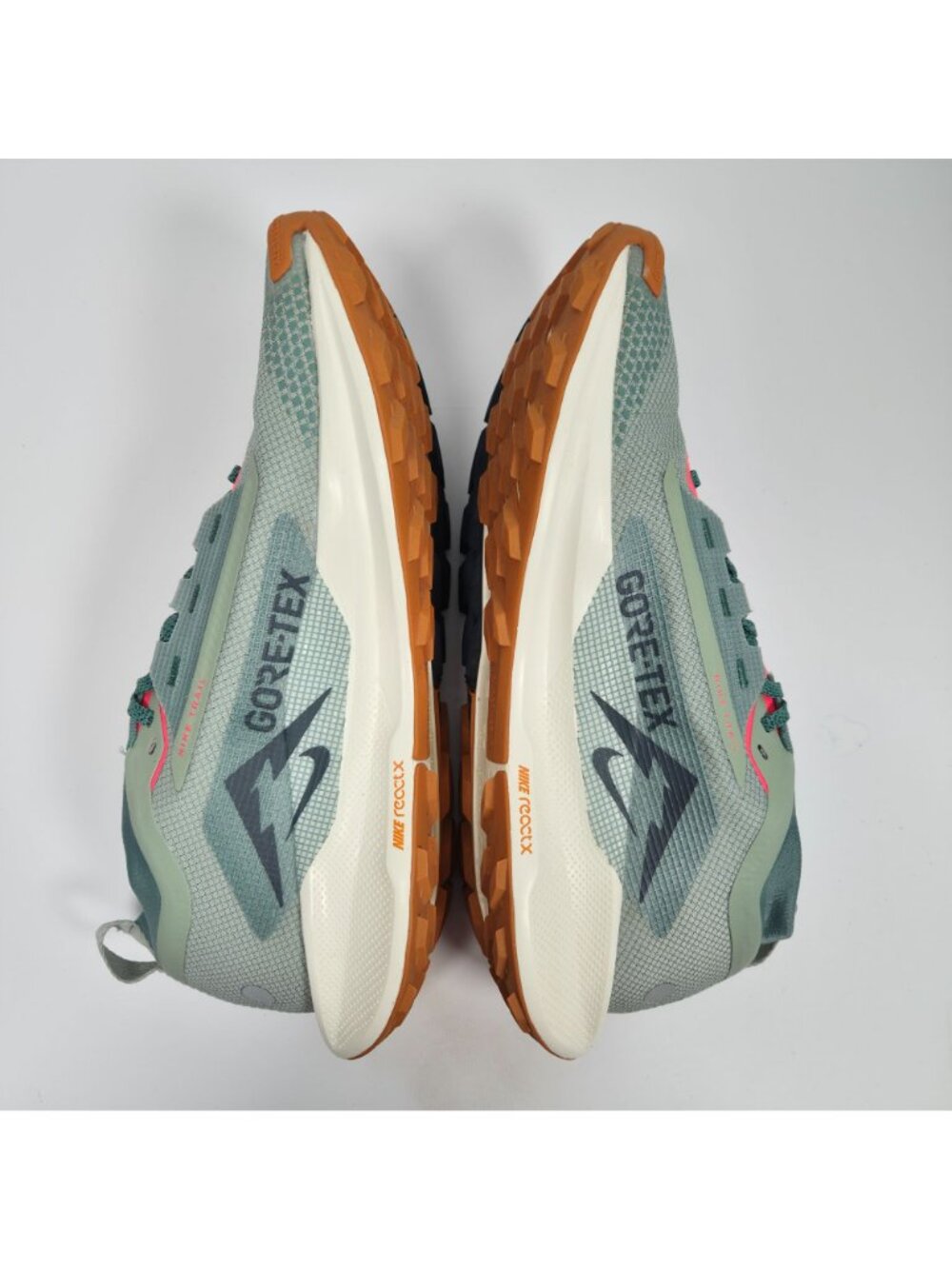 Nike Pegasus Trail 5 Gore-Tex Men's Jade Running Shoes FQ0908-300 US Size 10.5 - Picture 5 of 8